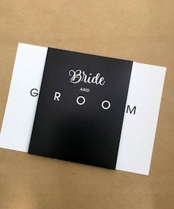 Just my Type - Bride & Groom - Triplet Card
