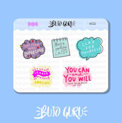 Motivational Sticker Set