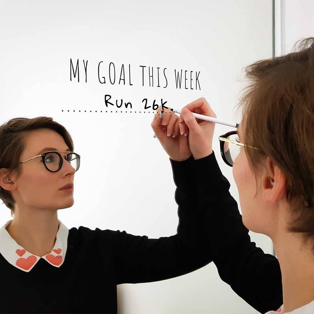 Pikkiki - My Goal This Week - Mirror Sticker