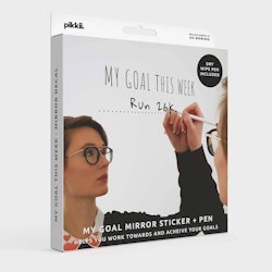 Pikkiki - My Goal This Week - Mirror Sticker