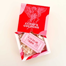 Curated for you Gift - Retro Love Coupons Box