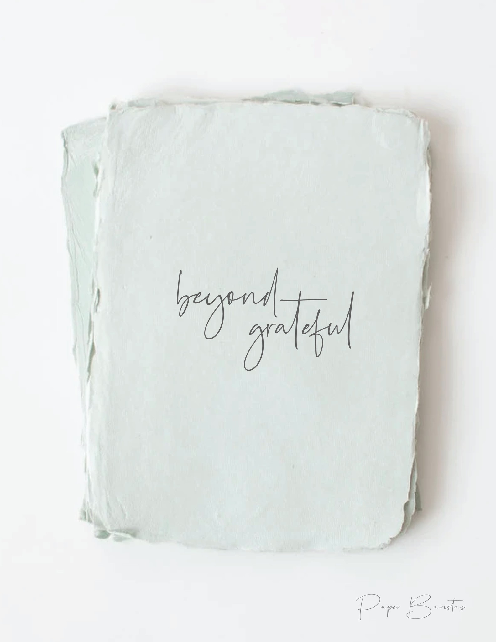 Paper Barista - Beyond Grateful  Card