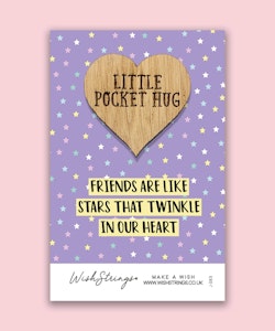 Wishstring - "Friends are like stars" - Keepsake Pocket Token