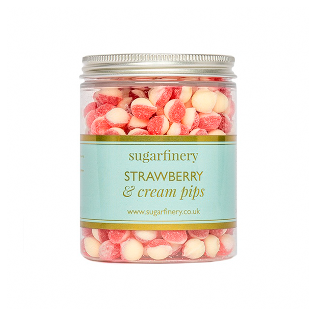 Strawberry & Cream Pips Sweet Jar