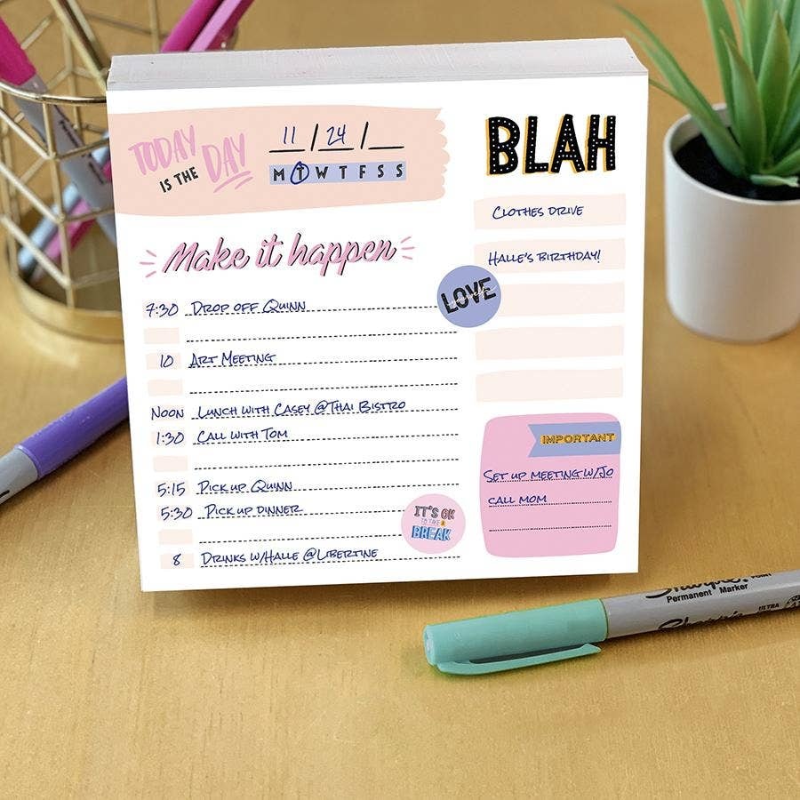 TF Publishing - Undated Make it Happen Daily Note Block