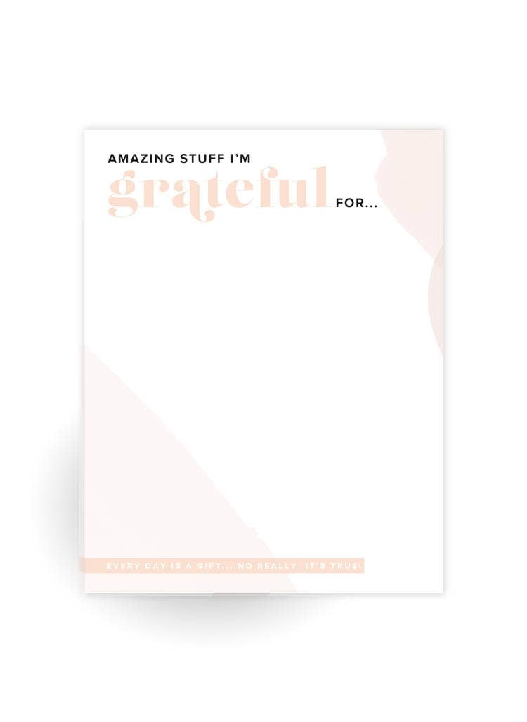 Kitty Meow Boutique- "Amazing Stuff I'm GRATEFUL for"  - Notepad