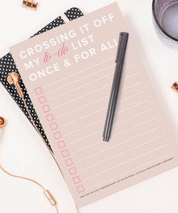 Kitty Meow Boutique- "Crossing It Off My To-Do List"  - Notepad