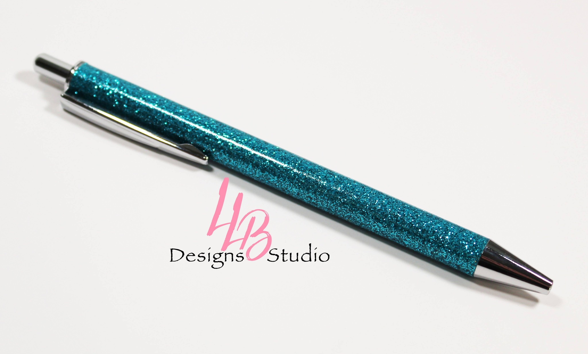 LLB Design Studio - Blue Glitter Pen