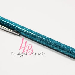 LLB Design Studio - Blue Glitter Pen