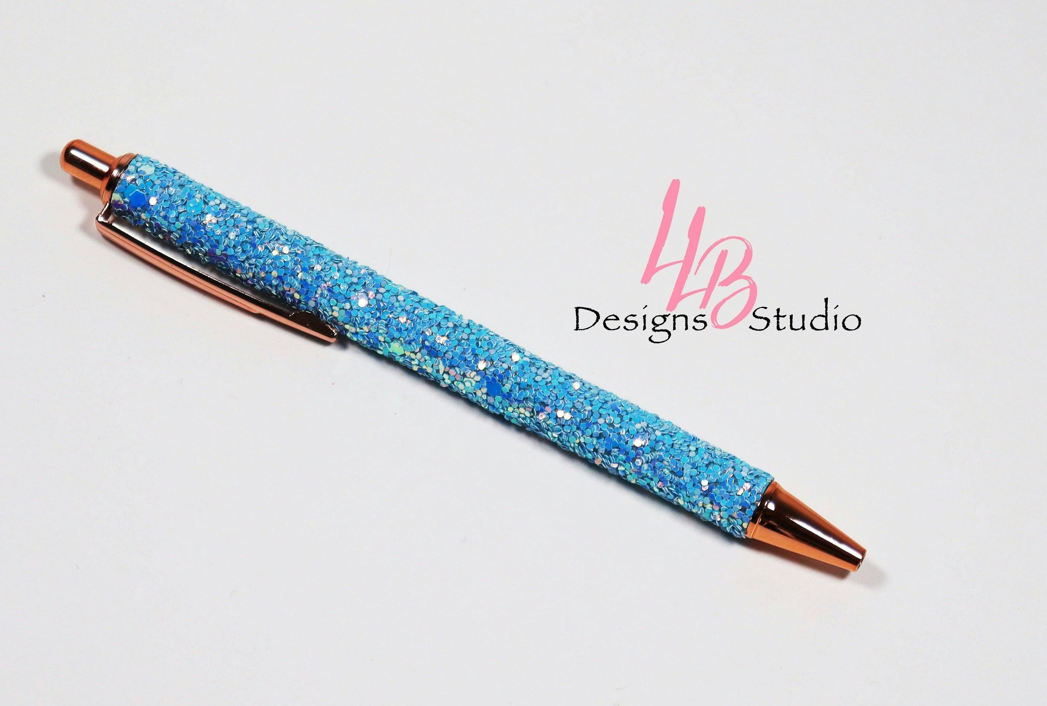 LLB Design Studio -  Ocean Blue Confetti Pen