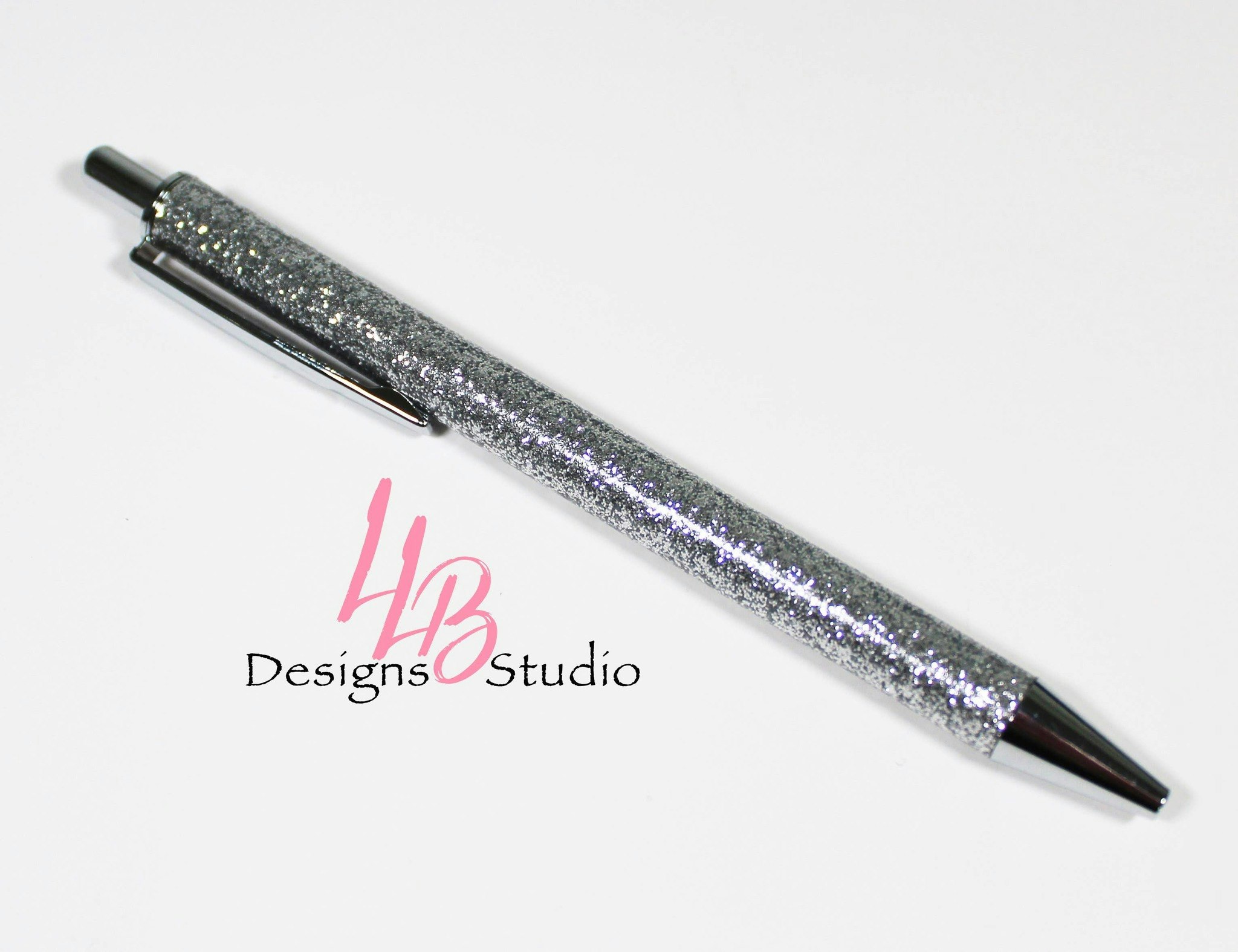 LLB Design Studio -  Silver Glitter Pen