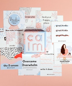 The Calming Club -  Self-care cards - Original Calming Card set (12 Cards