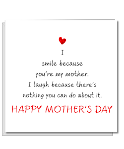Funny Mothersday Card  - by Swizzoo