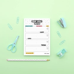 Inky in The Wild - A6 Brain Niggle Buster Notepad