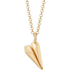 Lily Charmed - Paper Plane Gold Necklace