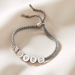 ‘Loved’ Bead Rope Bracelet