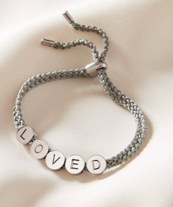 ‘Loved’ Bead Rope Bracelet