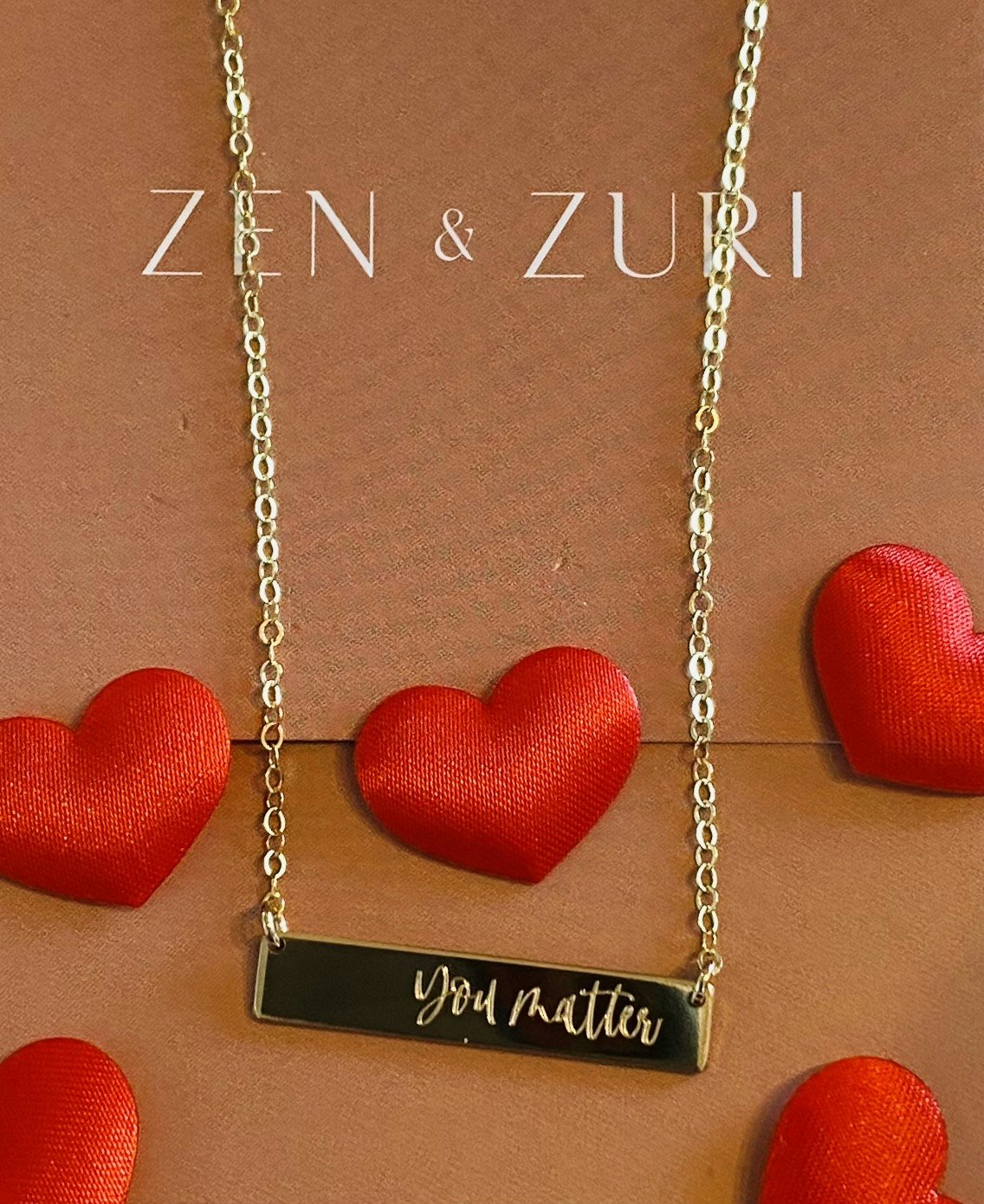 Zen & Zuri Gullkjede - "You Matter"