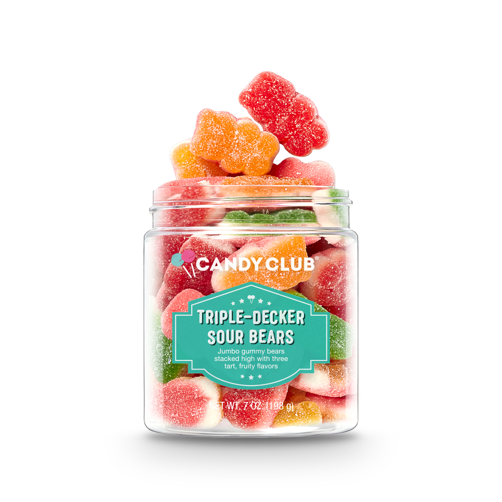 Candy Club -  Triple-Decker Candy Sour Gummy Bears