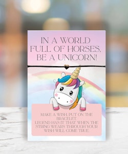 Occasions Wish String - "Be a Unicorn"