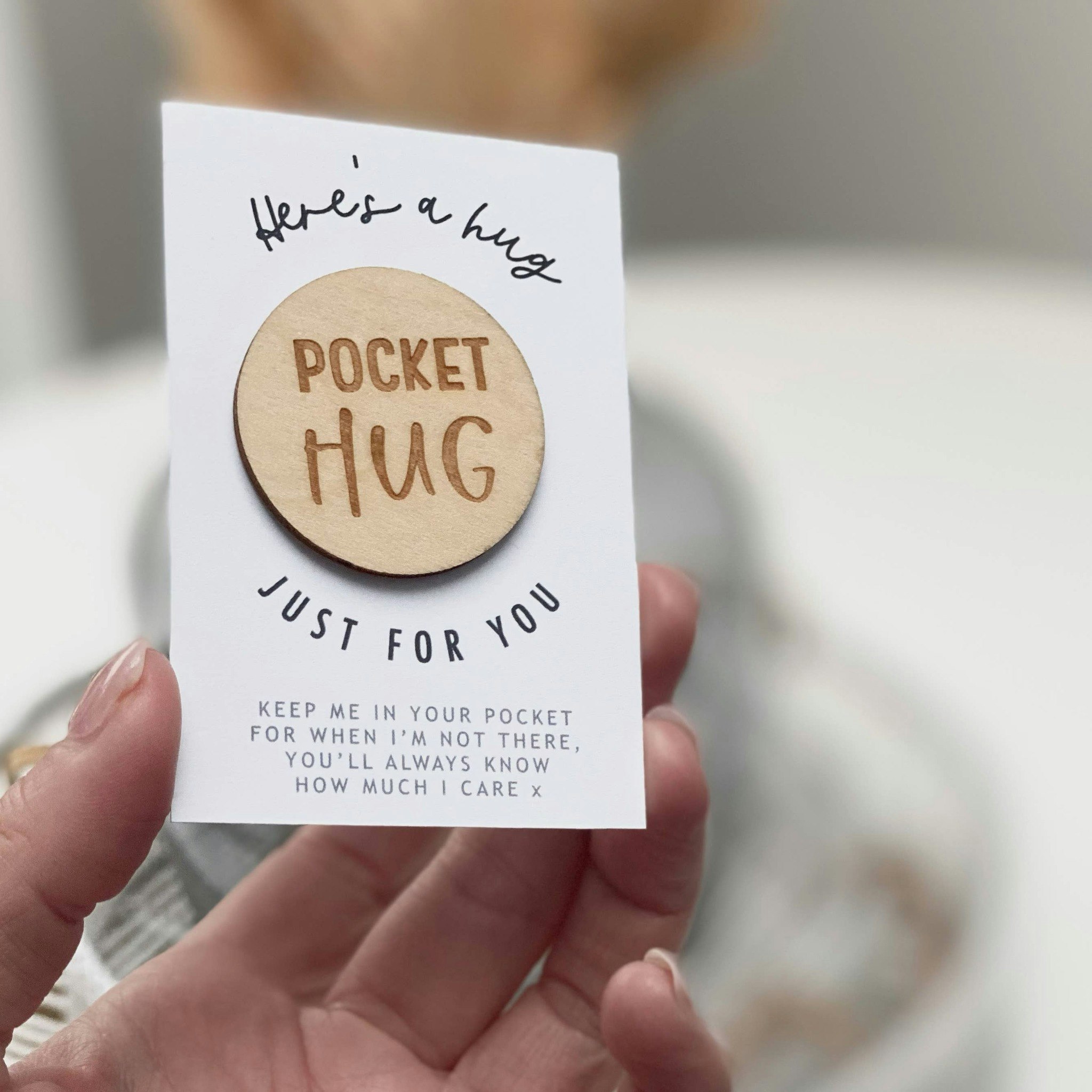 Jodie Gaul & Co - Wooden Pocket Hug Token