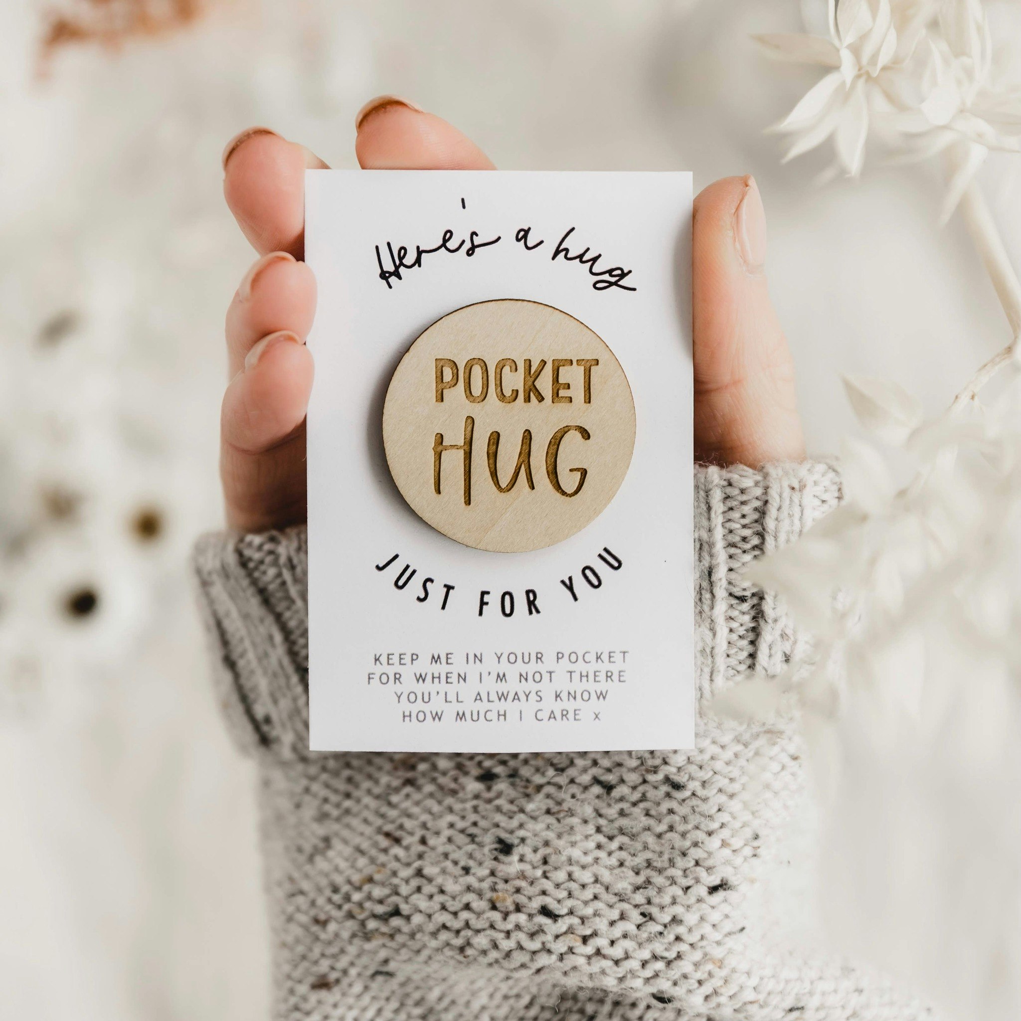 Jodie Gaul & Co - Wooden Pocket Hug Token