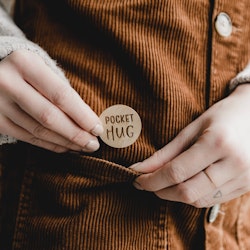 Jodie Gaul & Co - Wooden Pocket Hug Token