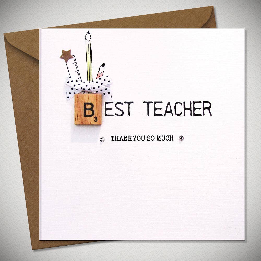 Bexy Boo Greeting Card - Best teacher