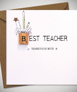 Bexy Boo Greeting Card - Best teacher