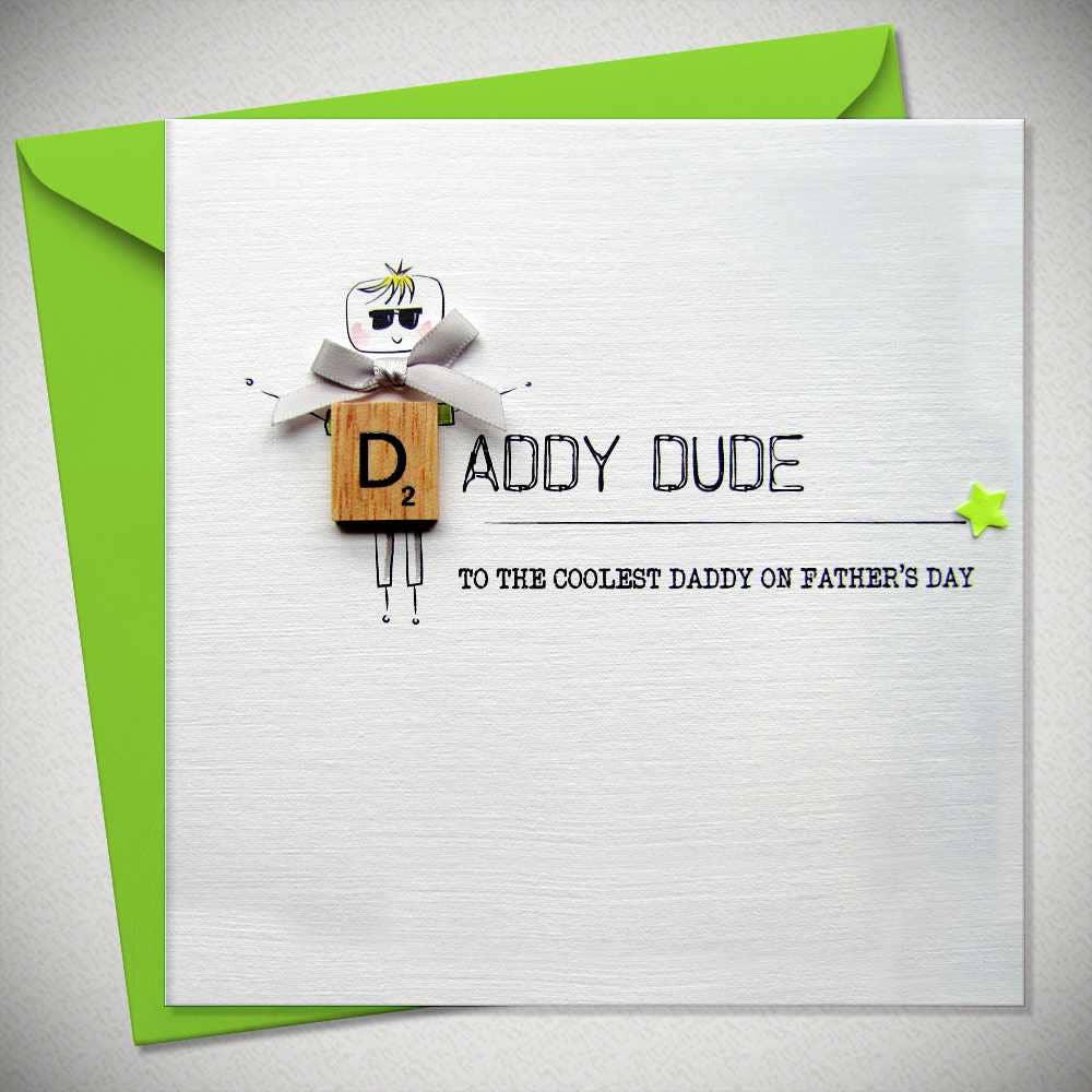 Bexy Boo Greeting Card - "DADDY DUDE"