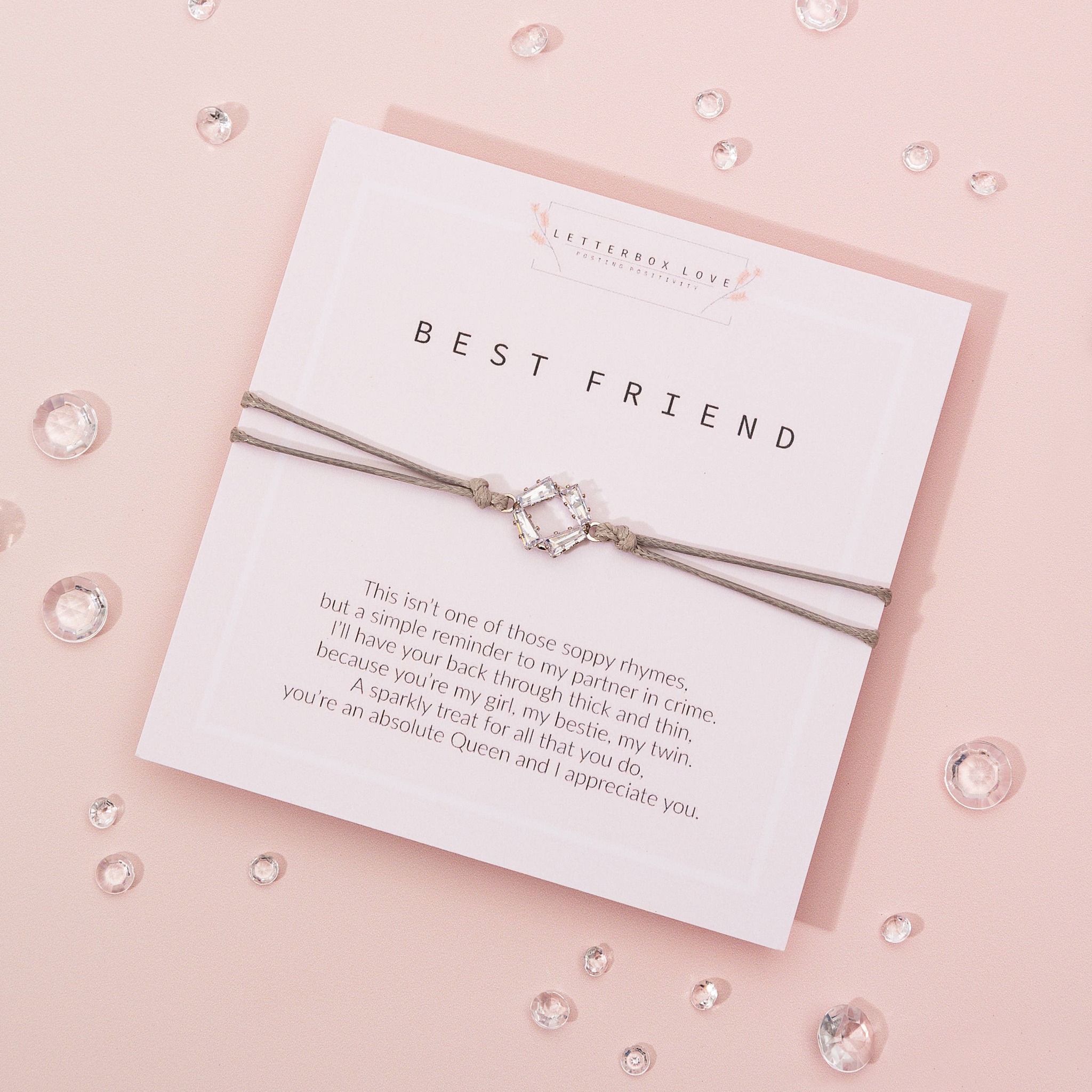 Letterbox Love - Best Friend Wish Bracelet