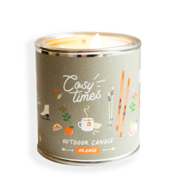 Roadtyping - Orange Outdoor Senter Candle