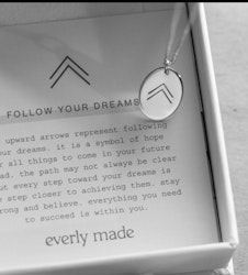 Everly Made - "Follow your Dreams" sølvkjede