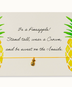 By Vivi: Bracelet Card - Be a Pineapple