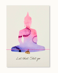 By Vivi: Bracelet Card - Let that Shit Go