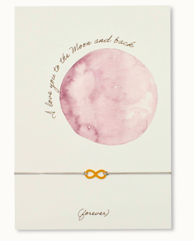 By Vivi: Bracelet Card - To the Moon and Back