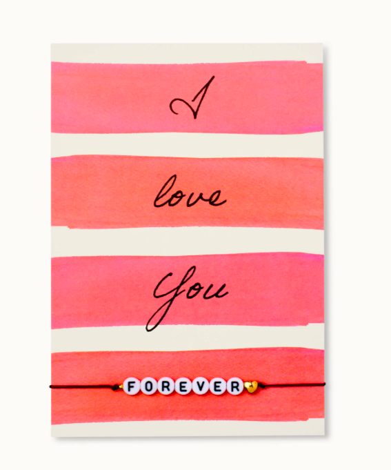 By Vivi: Bracelet Card - I Love You Forever