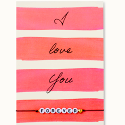 By Vivi: Bracelet Card - I Love You Forever