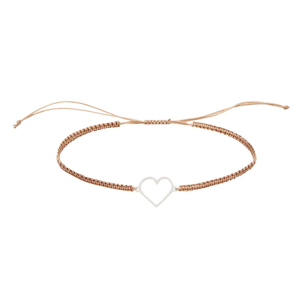 Crystals HCA Jewellery -  Enjoy Bracelet - Heart - Brown