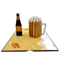 Color Pop Cards - 3D Beer & Cheers