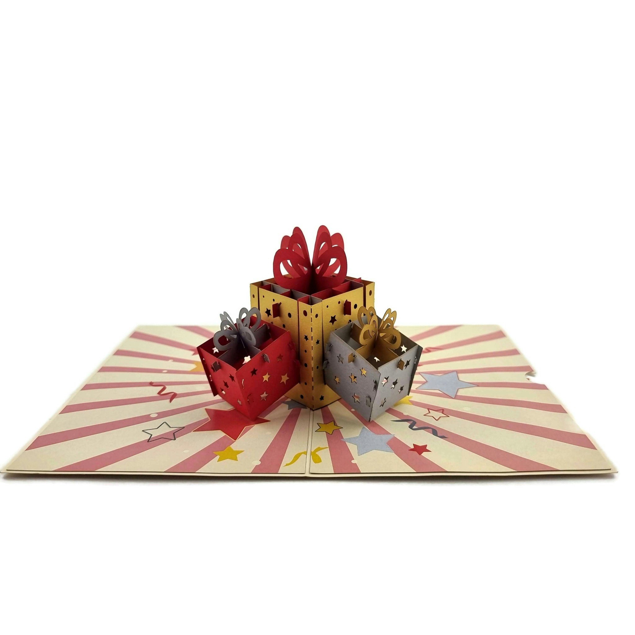 Color Pop Cards - 3D Birthday Present