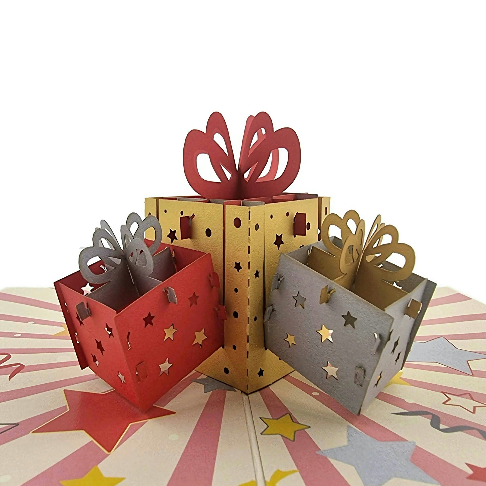 Color Pop Cards - 3D Birthday Present
