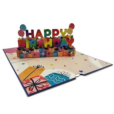 Color Pop Cards - 3D Happy Birthday