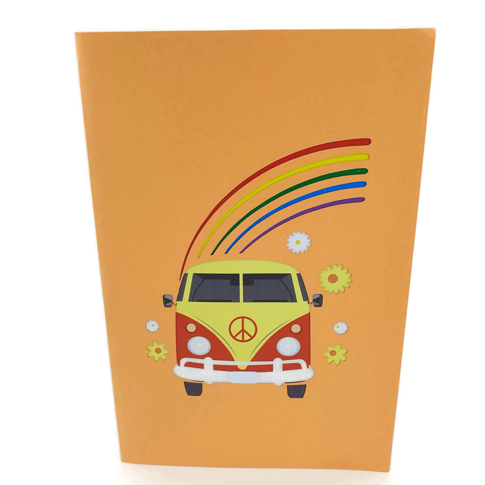 Color Pop Cards - Hippi Combi Van