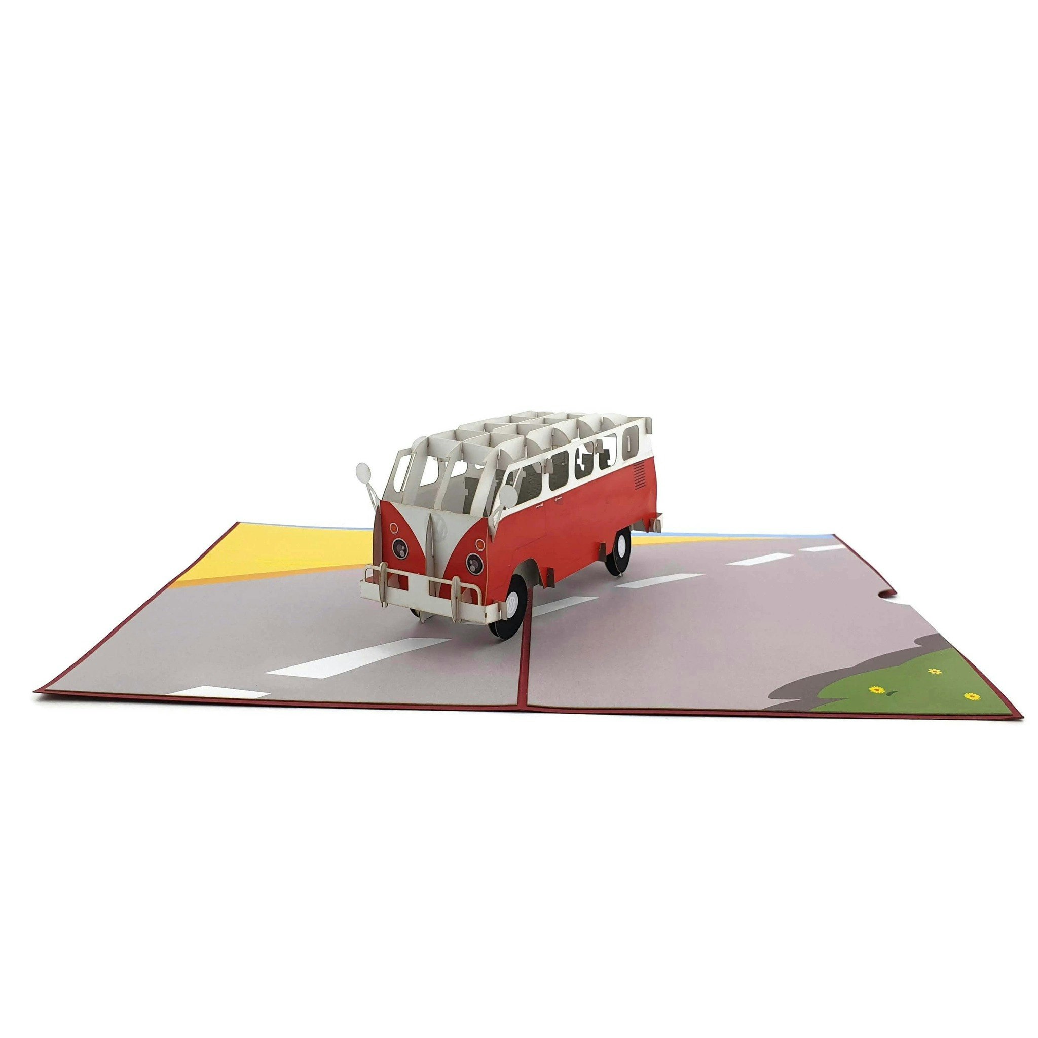 Color Pop Cards - Retro Combi Van