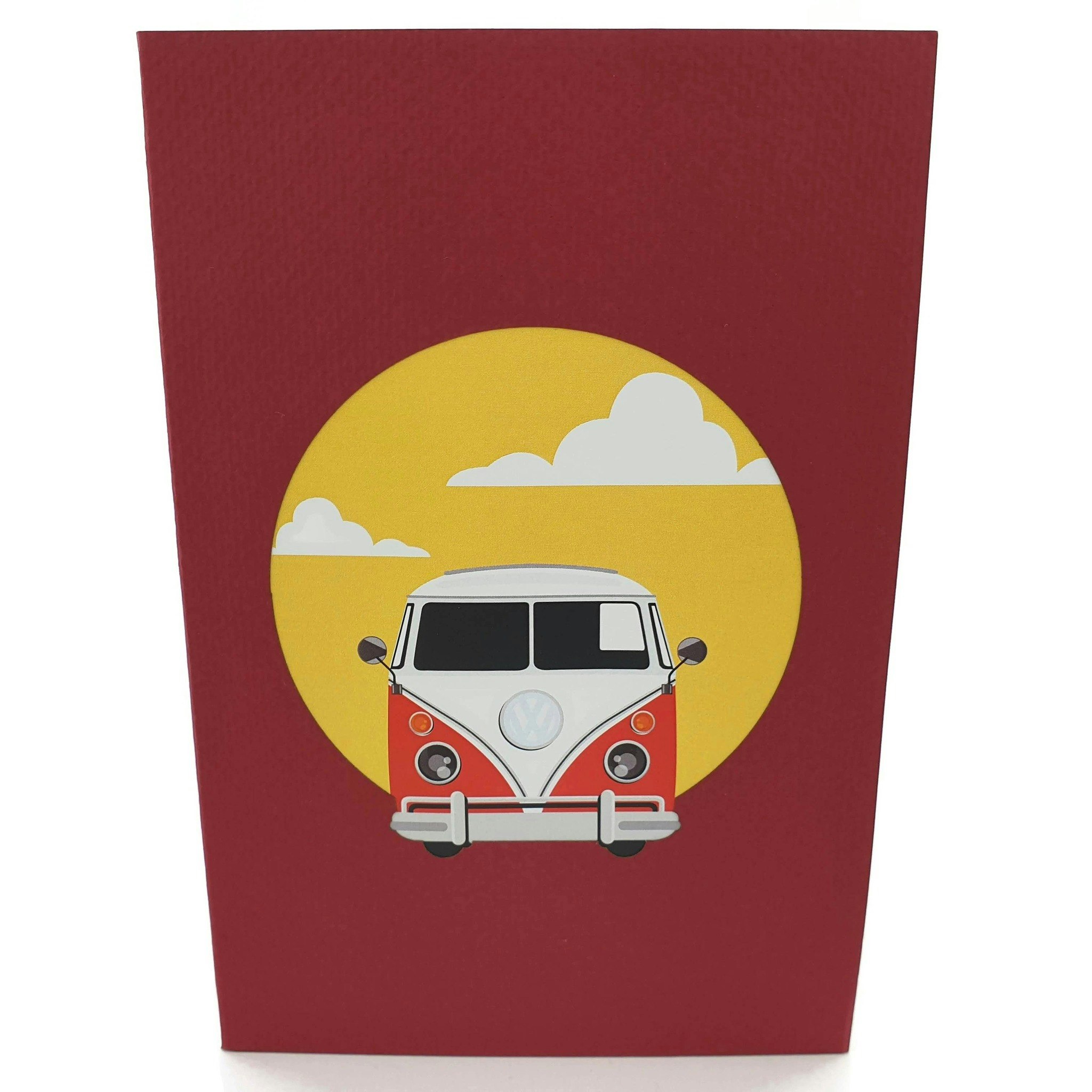 Color Pop Cards - Retro Combi Van