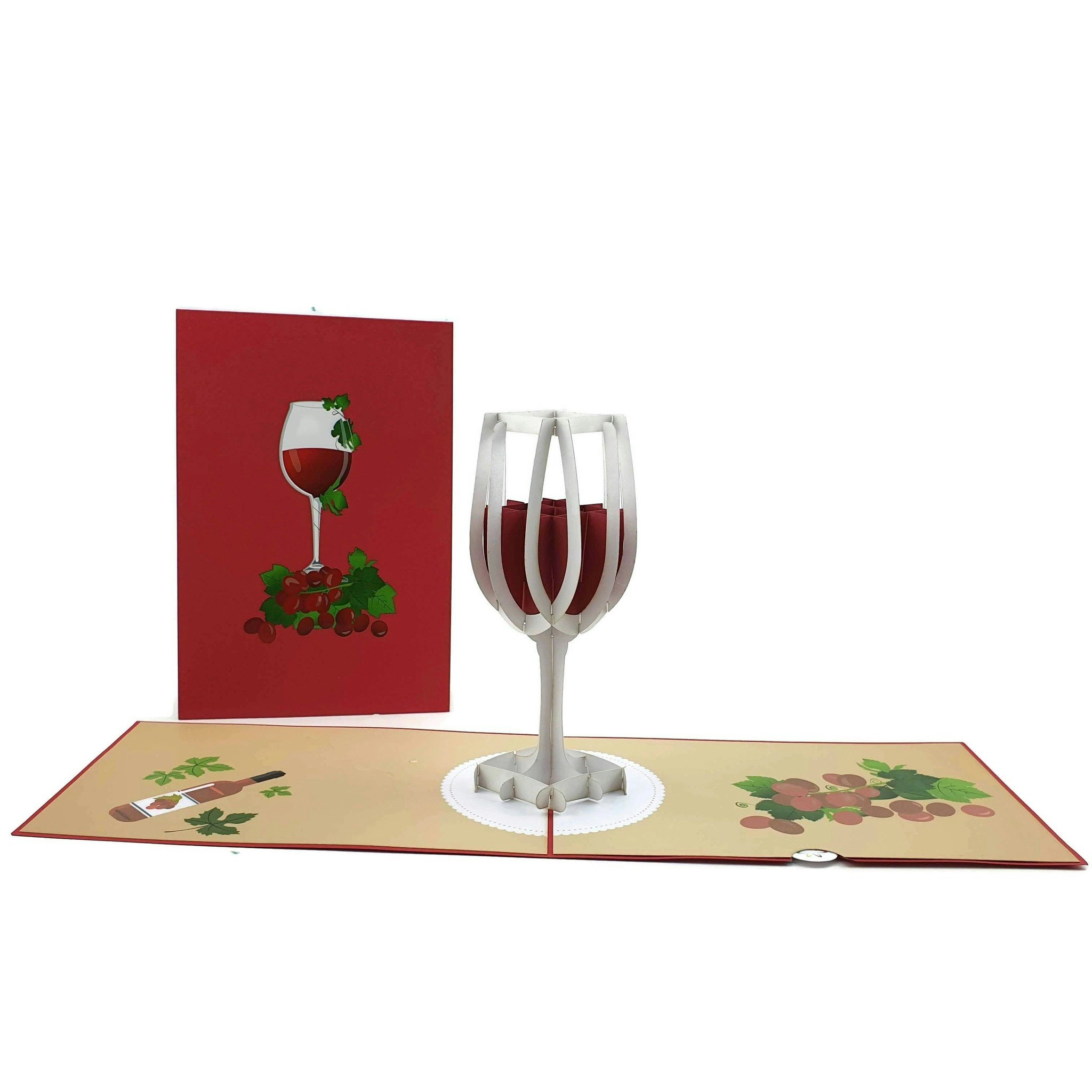 Color Pop Cards - Wine Glass