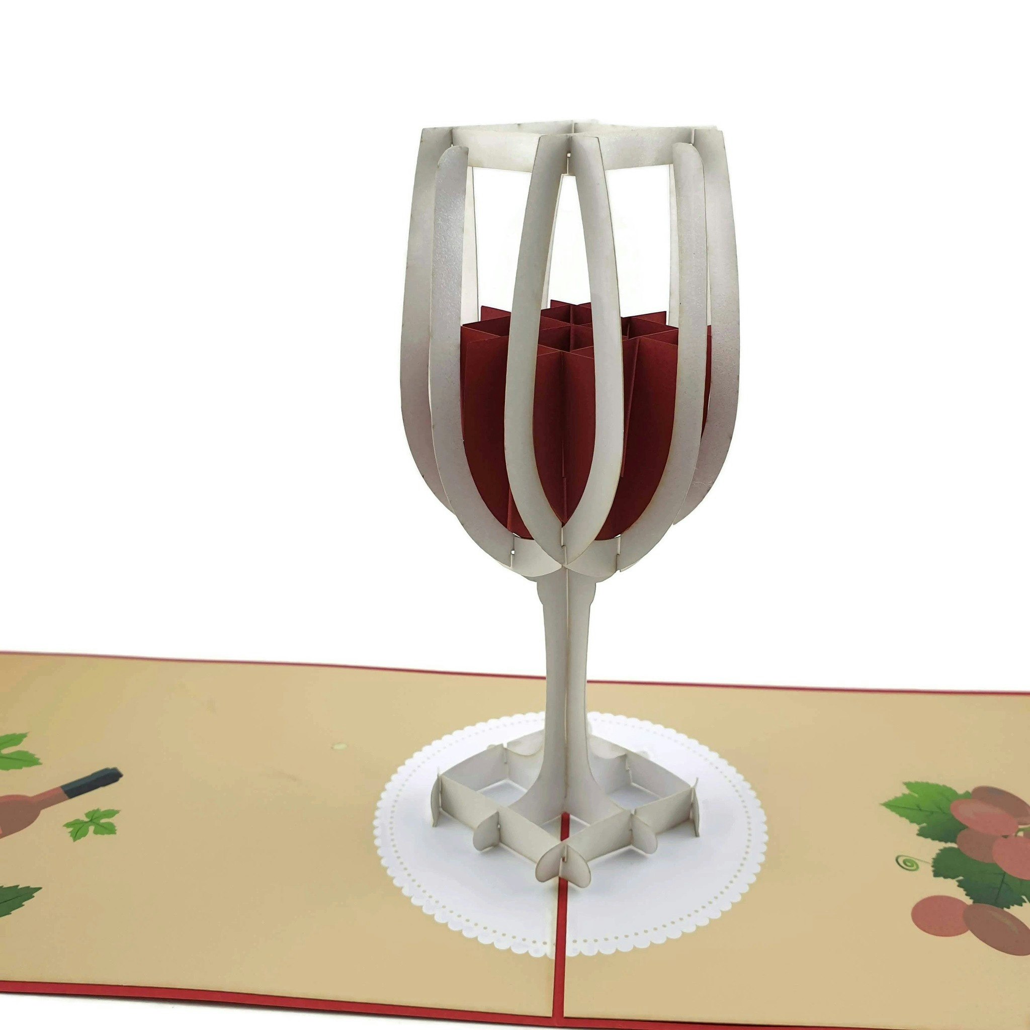 Color Pop Cards - Wine Glass