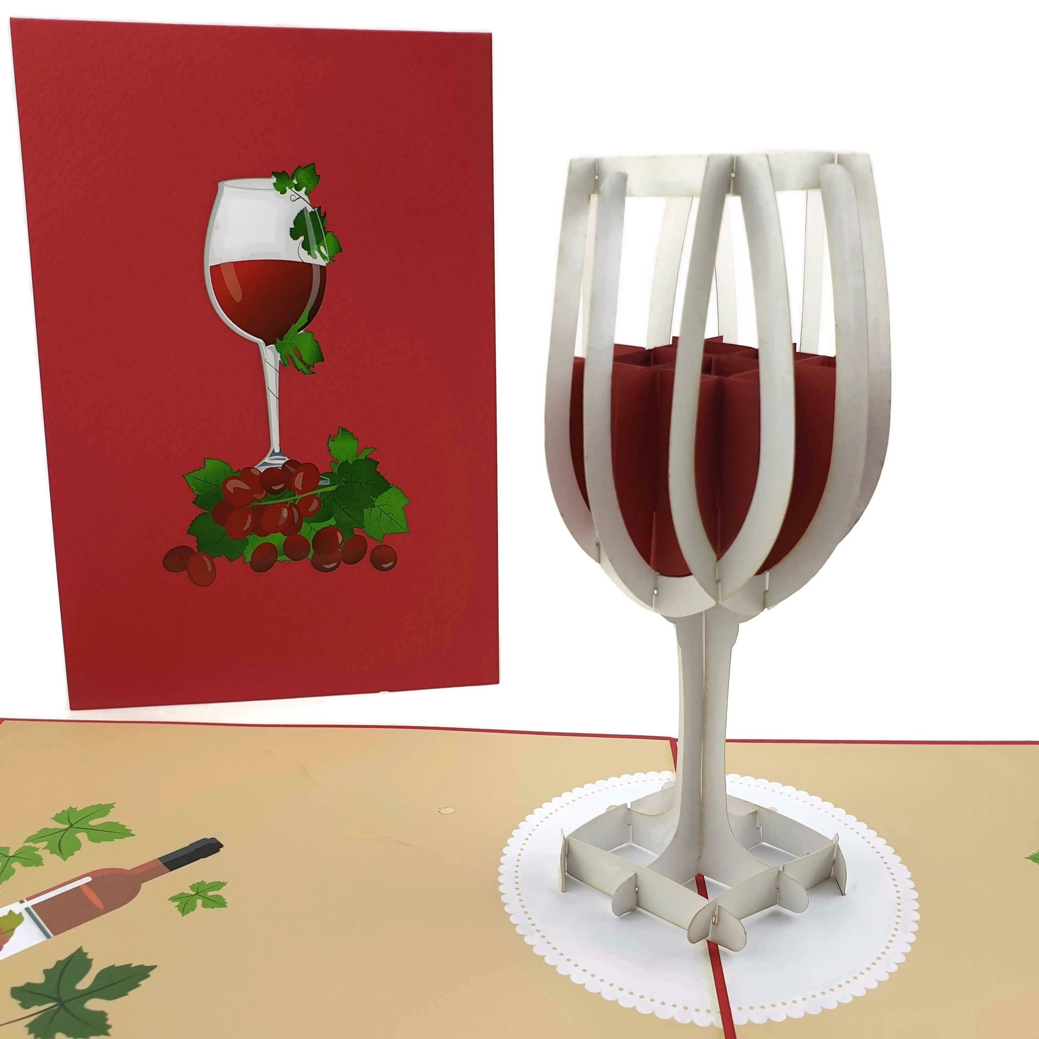 Color Pop Cards - Wine Glass