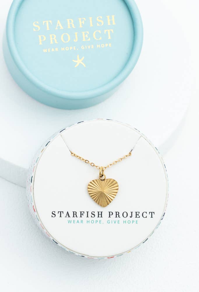 ´Starfish Project - Heart of Gold Necklace